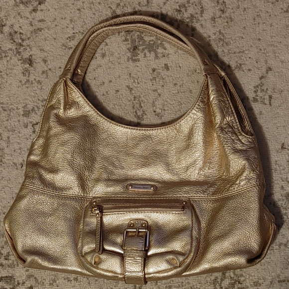 Michael Kors Fulton Gold Large Hobo Shoulder Bag - Picture 10 of 10